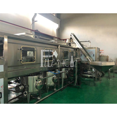 خط تولید دستگاه بطری آب معدنی 1200bh دستگاه پرکن آب بطری 5 گالن/20 لیتری کامل تامین کننده