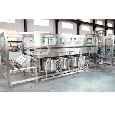 دستگاه پرکن بطری آب 5 گالن 600BPH دستگاه خط تولید آب بطری شده آشامیدنی تامین کننده