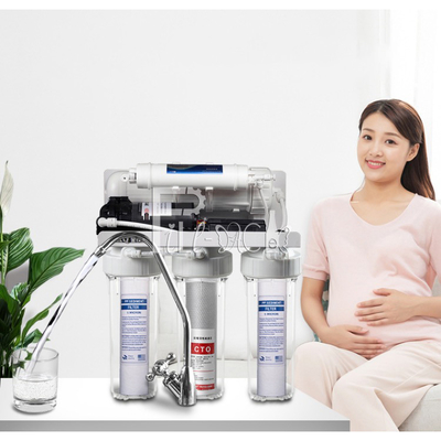 استفاده خانگی از فیلتر آب اسمز معکوس 10/20 اینچ 5 مرحله دستگاه Homestyle RO تامین کننده