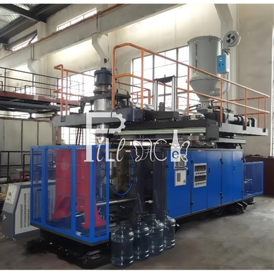 دستگاه قالب گیری دمشی اکستروژن بطری گالن کامپیوتر شخصی 82 میلی متری سیستم درام Hdpe 50BPH تامین کننده