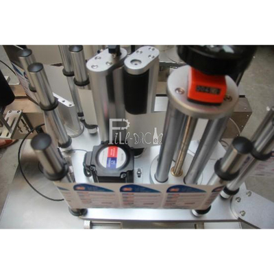 بطری تخت مربع اتوماتیک برچسب بطری شکل مخصوص بطری چسب دو طرفه تجهیزات برچسب زدن برچسب بطری تامین کننده