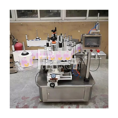 بطری تخت مربع اتوماتیک برچسب بطری شکل مخصوص بطری چسب دو طرفه تجهیزات برچسب زدن برچسب بطری تامین کننده