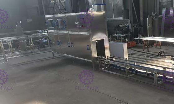 دستگاه پرکن استیل 304 120 BPH 5 گالن تامین کننده