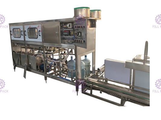 300bph 18.9l 5 گالن دستگاه پرکن آب اتوماتیک کنترل PLC تامین کننده