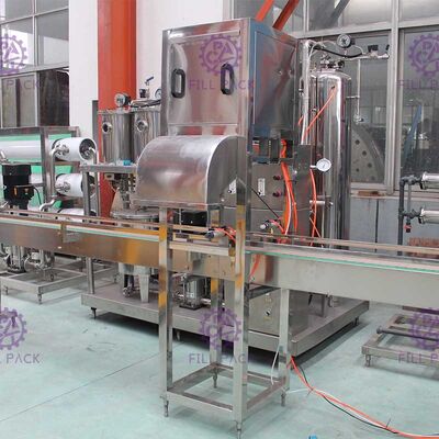 600BPH فول اتوماتیک دستگاه پر کردن چهار خطی گالن چهار خطی با شیر سرریز تامین کننده