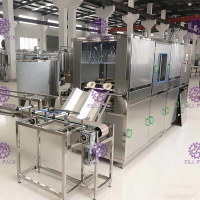 بطری پلاستیکی اتوماتیک 300BPH 3 گالن 18.9 لیتری بطری دستگاه درب پرکن آب تامین کننده