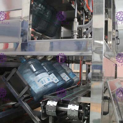 دستگاه پرکن بشکه ای بطری آب خالص 5 گالن 600BPH / خط تولید آب 900BPH تامین کننده