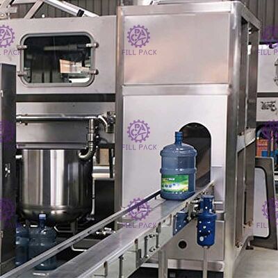 دستگاه پر فشار معمولی پر فشار 600BPH گالن تامین کننده