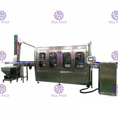 10000BPH خط تولید آب معدنی درپوش پرکن آبکشی 2000 میلی لیتر تامین کننده