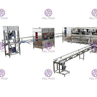 دستگاه بطری آب معدنی 1500BPH با چاپگر رمزگذار تامین کننده