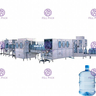 دستگاه پر کننده گالون برقی 1500BPH با درب آسانسور تامین کننده