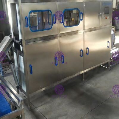 تغذیه بالابر اتوماتیک SUS 304 120 BPH گالن خط پرکننده تامین کننده