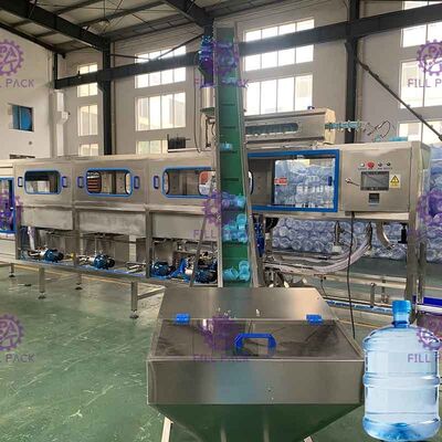 دستگاه پر کننده آب بشکه SUS304 5 Gallon 200BPH تامین کننده