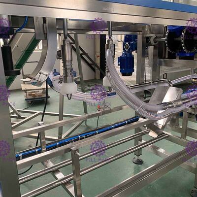 دستگاه بطری 5 گالن 200BPH با شیر سرریز تامین کننده