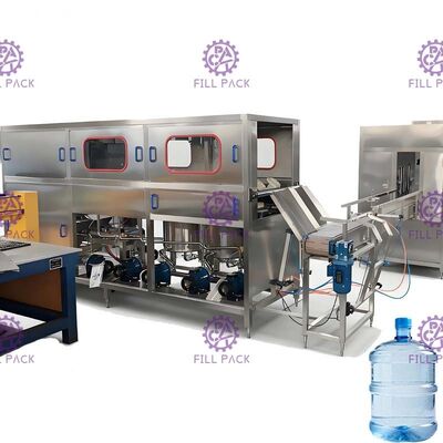 SUS 304 Pipe Connection 300 BPH Gallon Water Plant تامین کننده