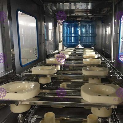 دستگاه پرکن آب 5 گالن 300BPH 18.9l کنترل PLC با صفحه لمسی تامین کننده