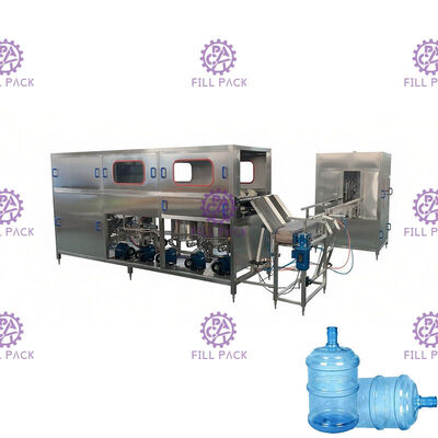 پرکننده بطری های دو سر Caps SUS304 300 BPH 5 گالون تامین کننده