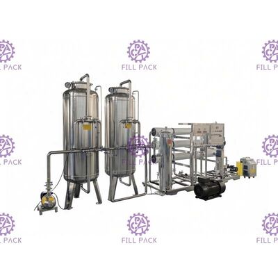 Sus304 سوپاپ عملکرد ماشین آشامیدنی 4000lph دستگاه تصفیه آب Ro تامین کننده