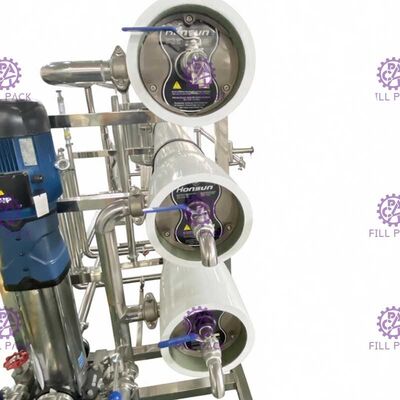 Sus304 سوپاپ عملکرد ماشین آشامیدنی 4000lph دستگاه تصفیه آب Ro تامین کننده