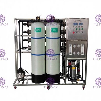 دستگاه آب آشامیدنی اسمز معکوس 500 Lph 220v با غشاء 4040 تامین کننده