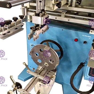 بطری لیبلگر چاپ صفحه نمایش ابریشم دوار نیمه خودکار تشخیص فوتوالکتریک برای بطری 20 لیتری تامین کننده