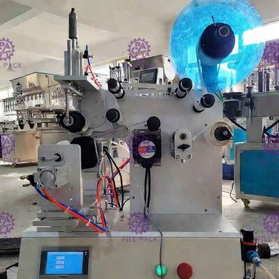 برچسب زنی تجهیزات ماشین برچسب چسبی نیمه اتوماتیک برای بطری مربعی 3 طرف یا دایره بطری گرد تامین کننده