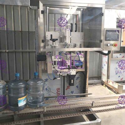 برچسب گردن تک سر 28 میلی متر Gallon Labeler اتوماسیون کامل تامین کننده