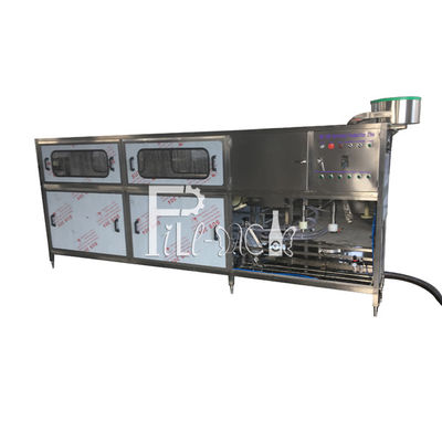 درپوش Monoblock 5 دستگاه پر کننده آب گالون را فشار دهید تامین کننده