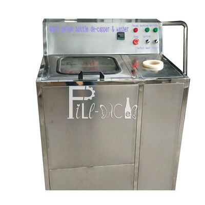 واشر واگن بطری One Decapping Station SS304 5 Gallon تامین کننده