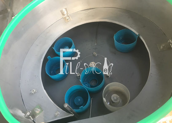 درپوش Monoblock 5 دستگاه پر کننده آب گالون را فشار دهید تامین کننده