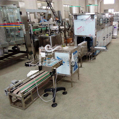 SUS 304 Pipe Connection 300 BPH Gallon Water Plant تامین کننده