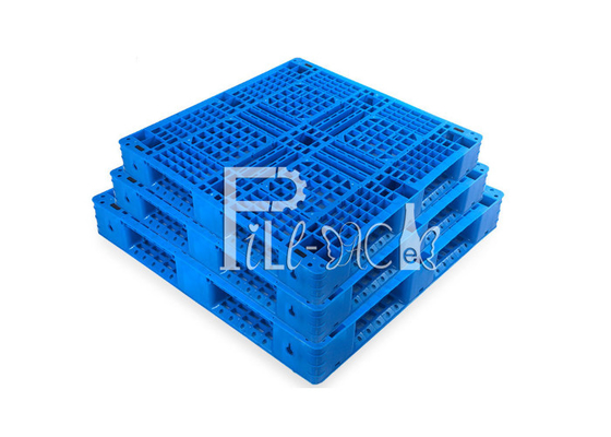 پالت های پلاستیکی بازیافتی آب دو طرفه HDPE بزرگ گالن قابل برگشت قابل برگشت تامین کننده
