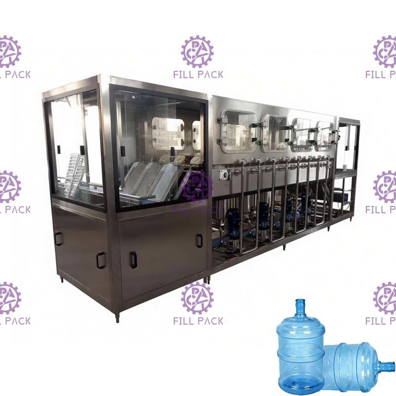 کنترل یکپارچه 450BPH 20L 5 گالن Water Filler Plc تامین کننده