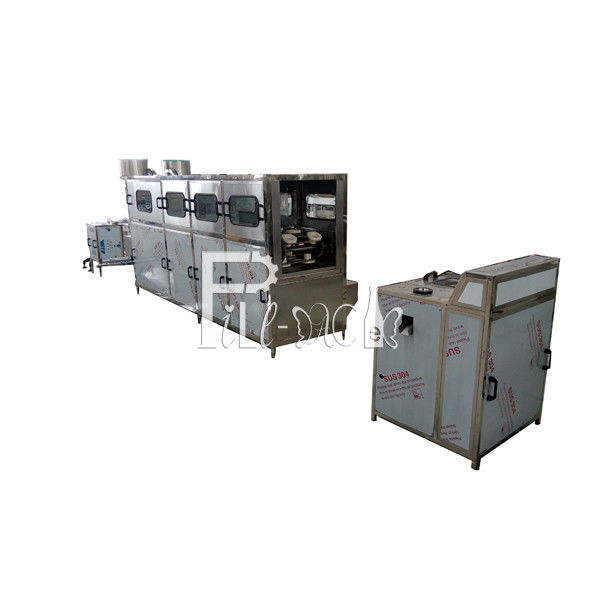 SUS 304 Pipe Connection 300 BPH Gallon Water Plant تامین کننده