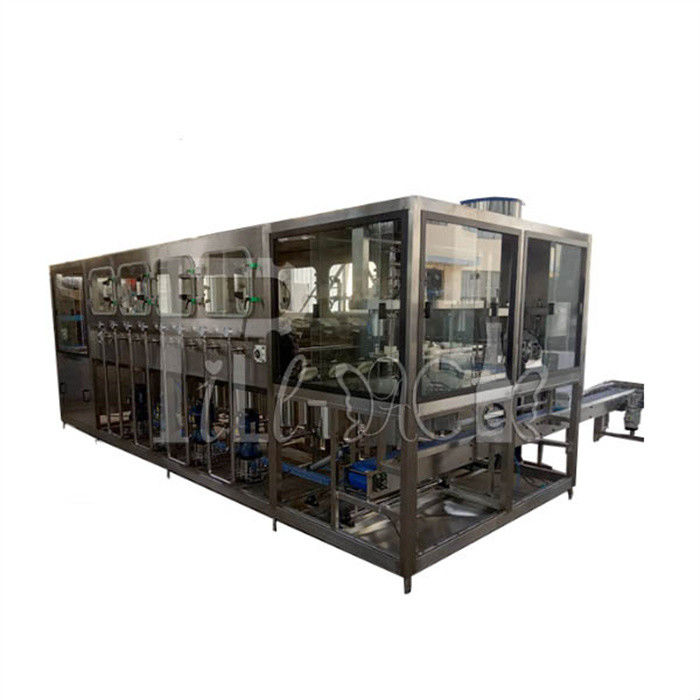 450bph اتوماتیک 9.75kw 5 گالن دستگاه پر کردن با کنترل Plc تامین کننده