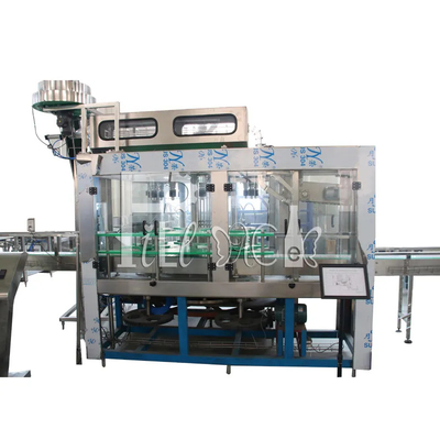دستگاه پرکن بشکه ای بطری آب خالص 5 گالن 600BPH / خط تولید آب 900BPH