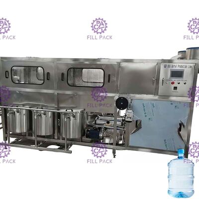 300bph 5 Gallon Drum PLC دستگاه پرکن آب بشکه اتوماتیک