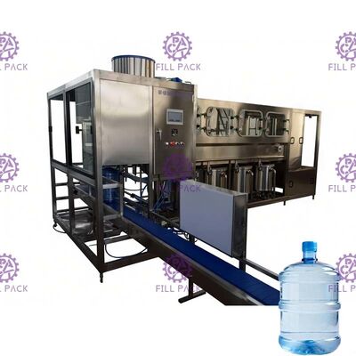 450bph اتوماتیک 9.75kw 5 گالن دستگاه پر کردن با کنترل Plc