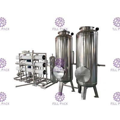 Sus304 سوپاپ عملکرد ماشین آشامیدنی 4000lph دستگاه تصفیه آب Ro