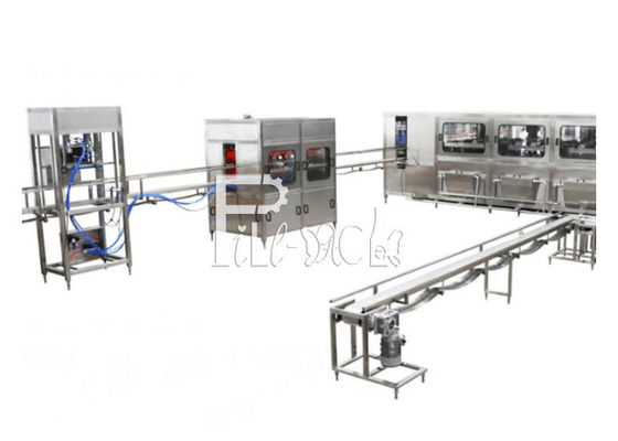 دستگاه بطری آب محور مکانیکی 600BPH 5 گالن