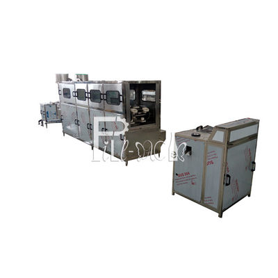 SUS 304 Pipe Connection 300 BPH Gallon Water Plant